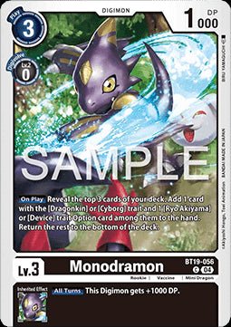 Monodramon (BT19 - 056)⁣ - Special Booster Ver 2.5⁣ (Common)⁣ [BT19 - 056] - El Duelista