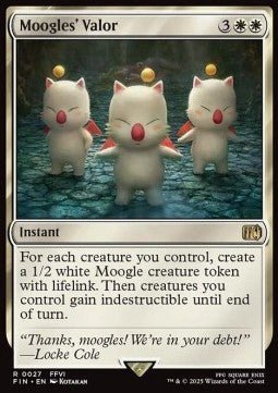 Moogles' Valor⁣ - Magic: The Gathering - FINAL FANTASY⁣ (Rare)⁣ [27] - El Duelista