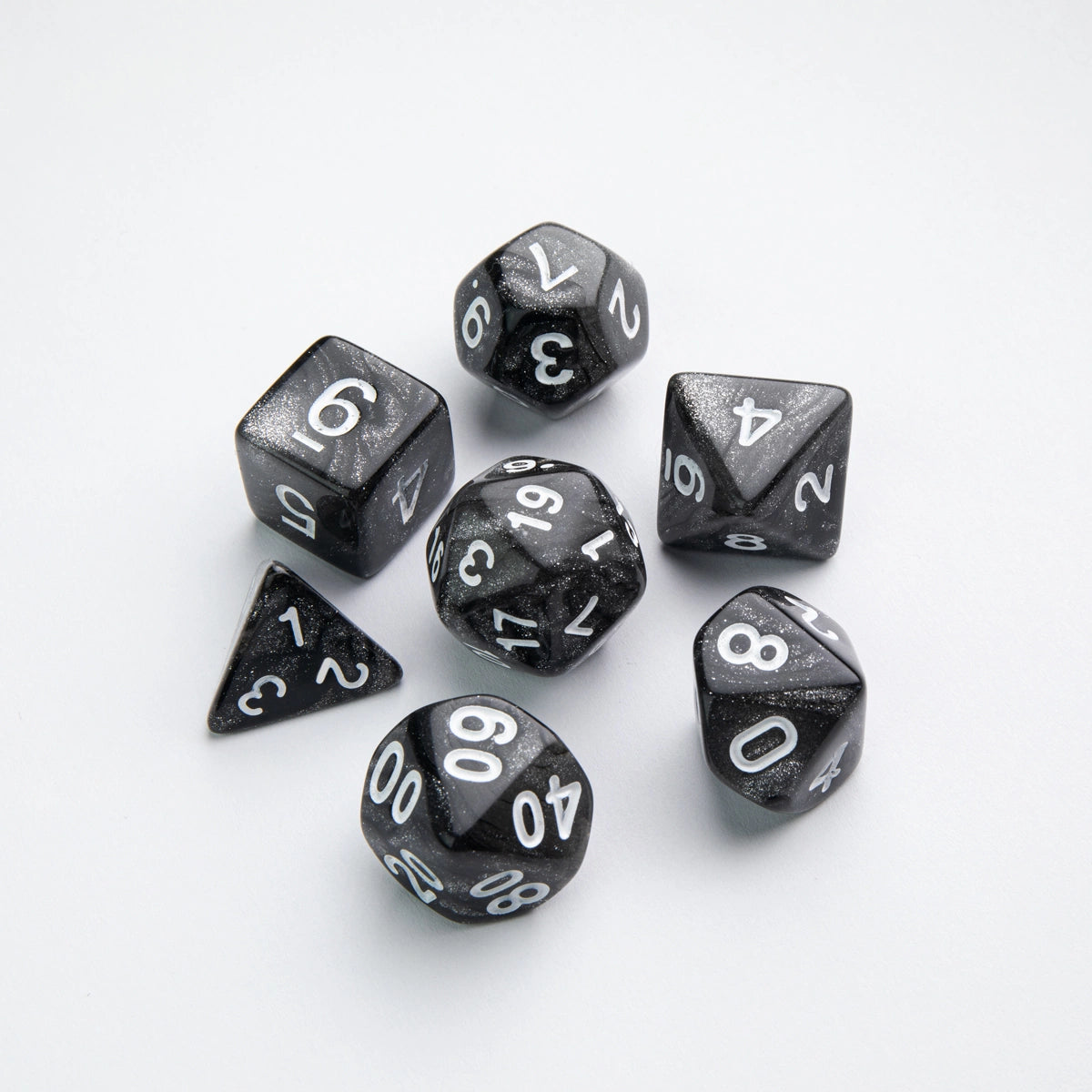 Gamegenic Galaxy Series – Set de 7 Dados RPG Moon