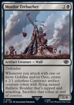 Mordor Trebuchet - The Lord of the Rings: Tales of Middle - earth (Common) [LTR - 97] - El Duelista