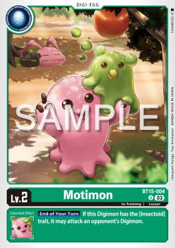Motimon (BT15 - 004)⁣ - Exceed Apocalypse⁣ (Uncommon)⁣ [004] - El Duelista