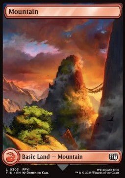 Mountain (V.1)⁣ - Magic: The Gathering - FINAL FANTASY⁣ (Land)⁣ [303] - El Duelista
