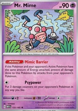 Mr. Mime⁣ - 151⁣ (Rare)⁣ [122] - El Duelista