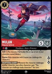 Mulan - Imperial General⁣ - Archazia's Island⁣ (Super Rare)⁣ [141] - El Duelista