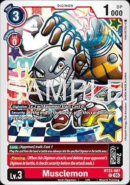 Musclemon (BT23 - 007) - Hackers' Slumber (Common) [BT - 23 - 007] - El Duelista