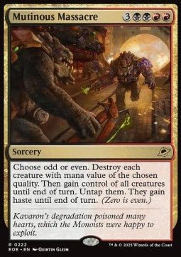 Mutinous Massacre⁣ - Edge of Eternities⁣ (Rare)⁣ [222] - El Duelista