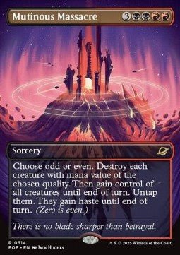 Mutinous Massacre (V.1)⁣ - Edge of Eternities: Extras⁣ (Rare)⁣ [314] - El Duelista