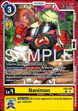 Nanimon (EX9 - 028) (V.1)⁣ - Versus Monsters⁣ (Uncommon)⁣ [028] - El Duelista