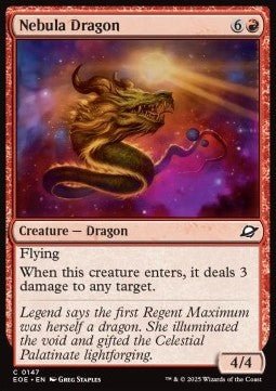 Nebula Dragon⁣ - Edge of Eternities⁣ (Common)⁣ [147] - El Duelista