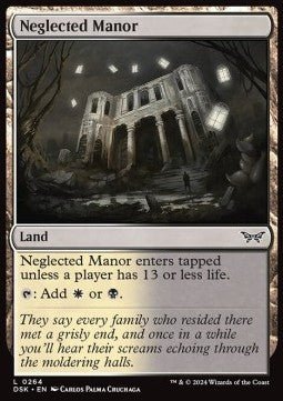 Neglected Manor⁣ - Duskmourn: House of Horror⁣ (Common)⁣ [264] - El Duelista
