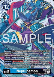 Neptunemon (BT24 - 030) (V.2) - Time Stranger (Alternative Art) [BT - 24 - 030] - El Duelista