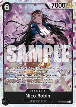Nico Robin (OP12 - 087) (V.1) - Legacy of the Master (Super Rare) [OP12 - 087] - El Duelista