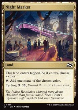 Night Market⁣ - Aetherdrift⁣ (Common)⁣ [258] - El Duelista