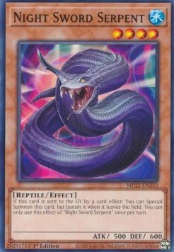 Night Sword Serpent - 2022 Tin of the Pharaoh's Gods (Common) [MP22 - 232] - El Duelista