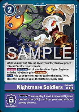 Nightmare Soldiers (EX8 - 071) (V.1)⁣ - Chain of Liberation⁣ (Uncommon)⁣ [071] - El Duelista