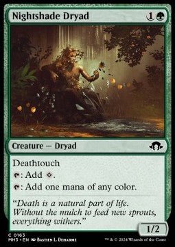 Nightshade Dryad⁣ - Modern Horizons 3⁣ (Common)⁣ [163] - El Duelista