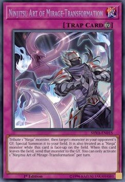 Ninjitsu Art of Mirage - Transformation⁣ - Shadows in Valhalla⁣ (Secret Rare)⁣ [015] - El Duelista