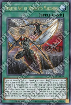 Ninjitsu Art of Mosquito Marching - Battles of Legend: Crystal Revenge (Ultra Rare) [BLCR - 030] - El Duelista