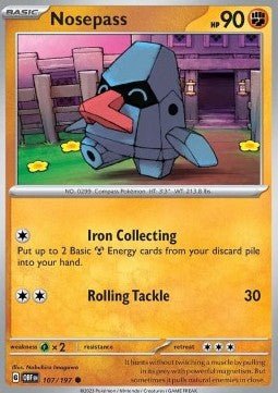 Nosepass⁣ - Obsidian Flames⁣ (Common)⁣ [107] - El Duelista