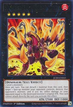 Number 61: Volcasaurus⁣ - Justice Hunters⁣ (Rare)⁣ [043] - El Duelista