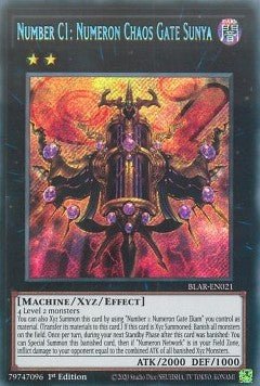 Number C1: Numeron Chaos Gate Sunya - Battles of Legend: Armageddon (Secret Rare) [BLAR - 021] - El Duelista