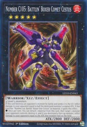 Number C105: Battlin' Boxer Comet Cestus⁣ - Legendary Duelists: Soulburning Volcano⁣ (Common)⁣ [043] - El Duelista