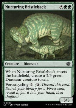 Nurturing Bristleback⁣ - The Lost Caverns of Ixalan⁣ (Common)⁣ [203] - El Duelista