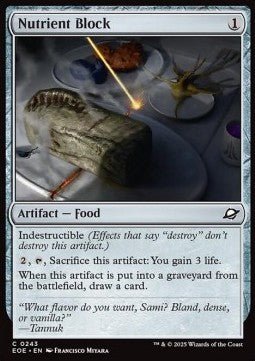 Nutrient Block⁣ - Edge of Eternities⁣ (Common)⁣ [243] - El Duelista