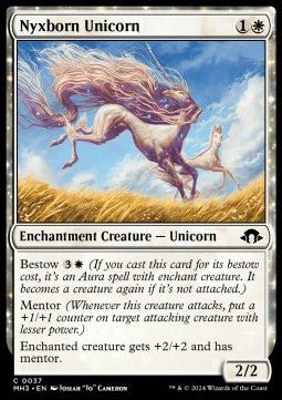 Nyxborn Unicorn⁣ - Modern Horizons 3⁣ (Common)⁣ [37] - El Duelista