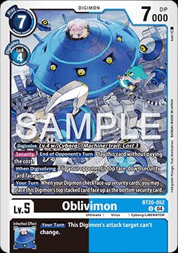 Oblivimon (BT20 - 052)⁣ - Special Booster Ver 2.5⁣ (Uncommon)⁣ [052] - El Duelista
