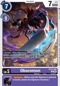 Oboromon (BT18 - 080)⁣ - Special Booster Ver 2.0⁣ (Common)⁣ [080] - El Duelista