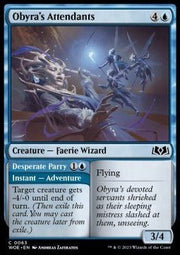 Obyra's Attendants // Desperate Parry⁣ - Wilds of Eldraine⁣ (Common)⁣ [63] - El Duelista