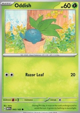 Oddish⁣ - 151⁣ (Common)⁣ [043] - El Duelista
