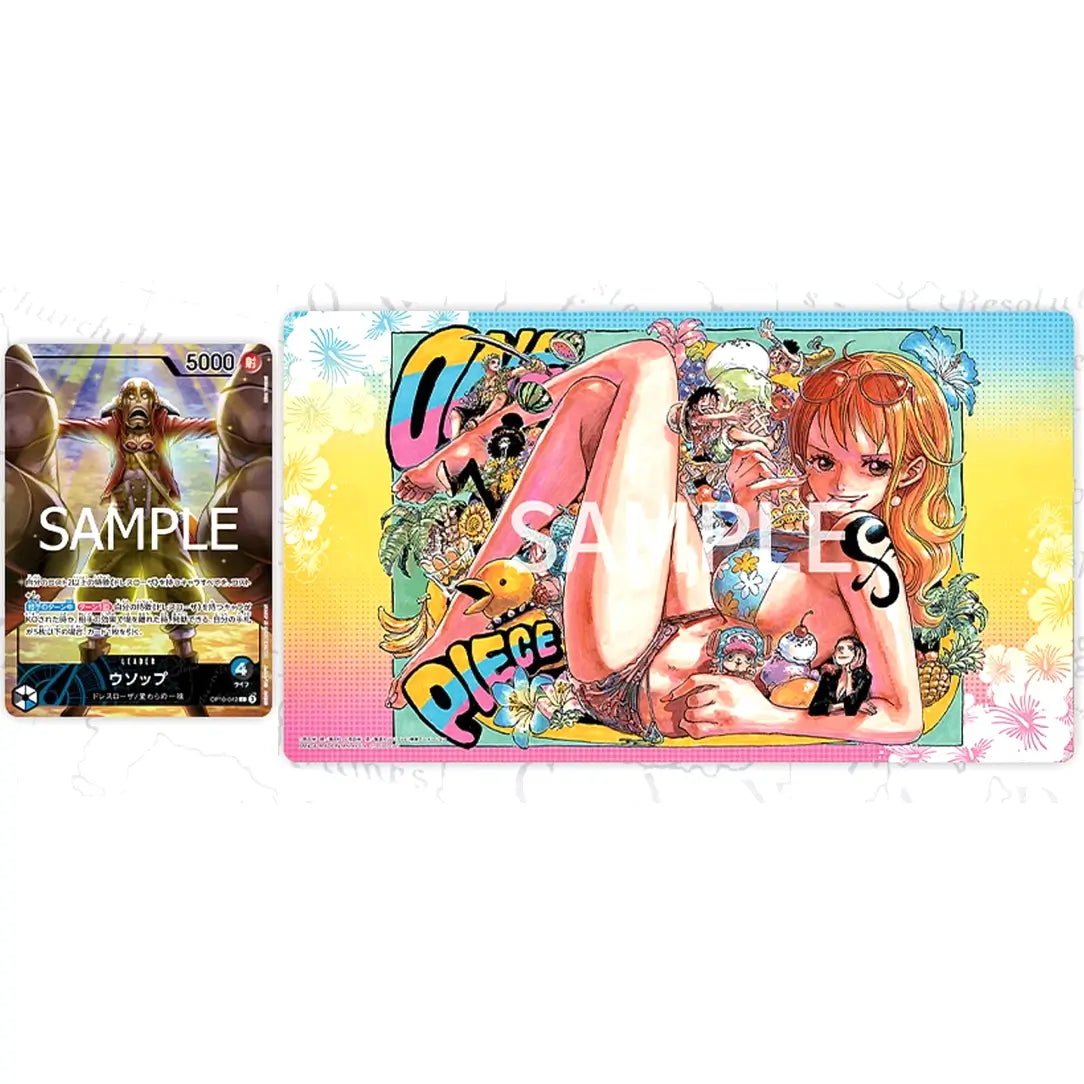 Official Limited Edition Vol.3 "Nami" Playmat + Usopp Leader Card - El Duelista
