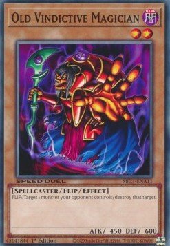 Old Vindictive Magician⁣ - Speed Duel: Streets of Battle City⁣ (Common)⁣ [A11] - El Duelista