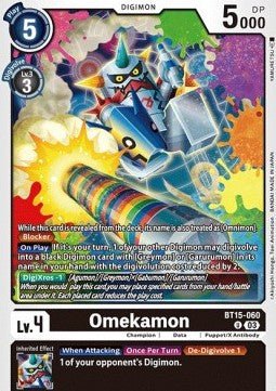 Omekamon (BT15 - 060)⁣ - Exceed Apocalypse⁣ (Uncommon)⁣ [060] - El Duelista