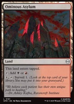 Ominous Asylum - Magic: The Gathering | Marvel's Spider - Man (Common) [SPM - 181] - El Duelista