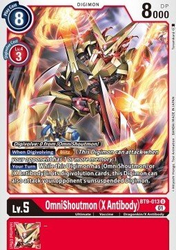 OmniShoutmon (X Antibody) (BT9 - 013)⁣ - X Record⁣ (Uncommon)⁣ [013] - El Duelista