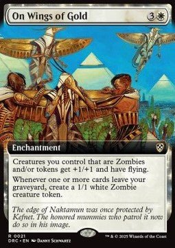 On Wings of Gold⁣ - Commander: Aetherdrift: Extras⁣ (Rare)⁣ [21] - El Duelista