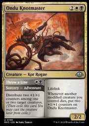 Ondu Knotmaster // Throw a Line⁣ - Modern Horizons 3⁣ (Uncommon)⁣ [196] - El Duelista