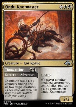 Ondu Knotmaster // Throw a Line⁣ - Modern Horizons 3⁣ (Uncommon)⁣ [196] - El Duelista