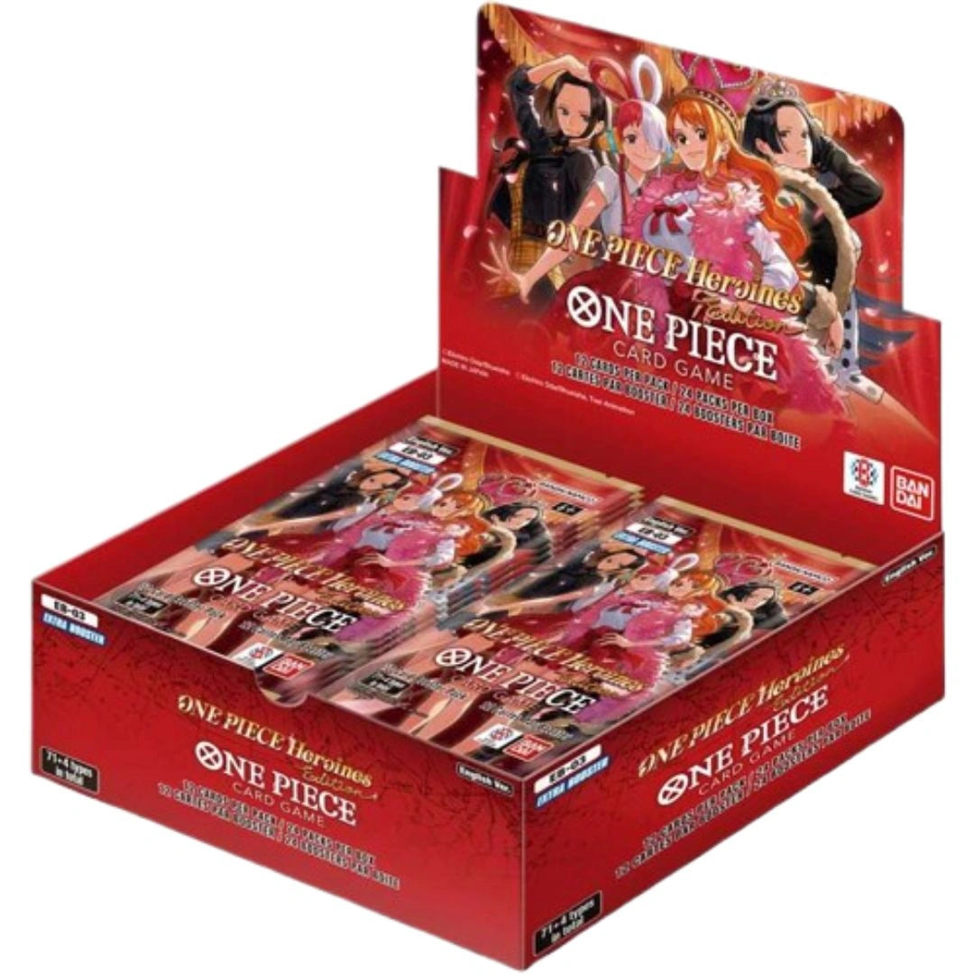 Extra Booster Box One Piece EB-03 — Heroines Edition (Inglés) — caja de sobres