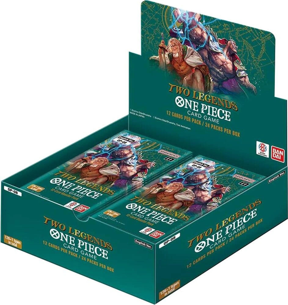Booster Box One Piece OP-08 — Two Legends (Inglés) — caja de sobres