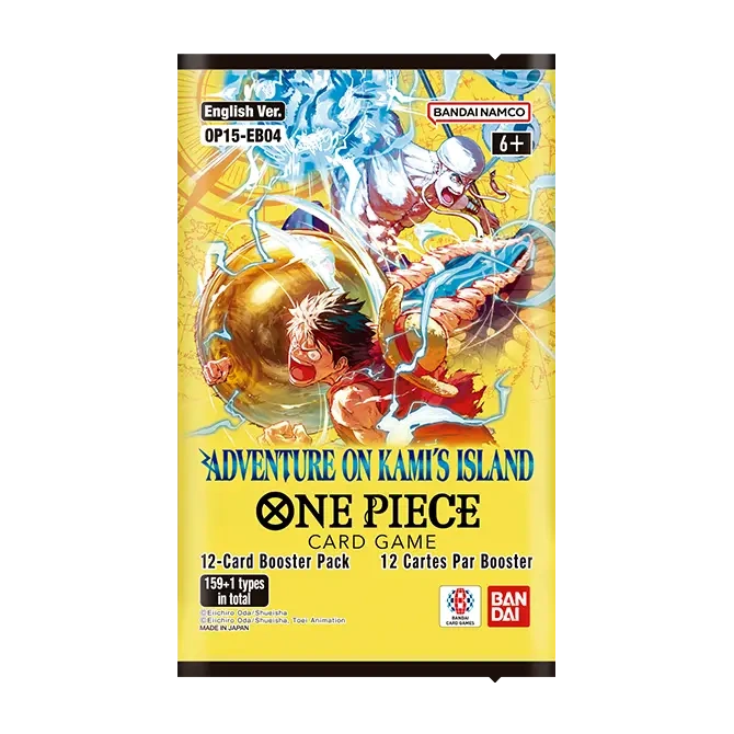 Booster Box One Piece OP-15 — Adventure on Kami’s Island (Inglés) — sobre en inglés