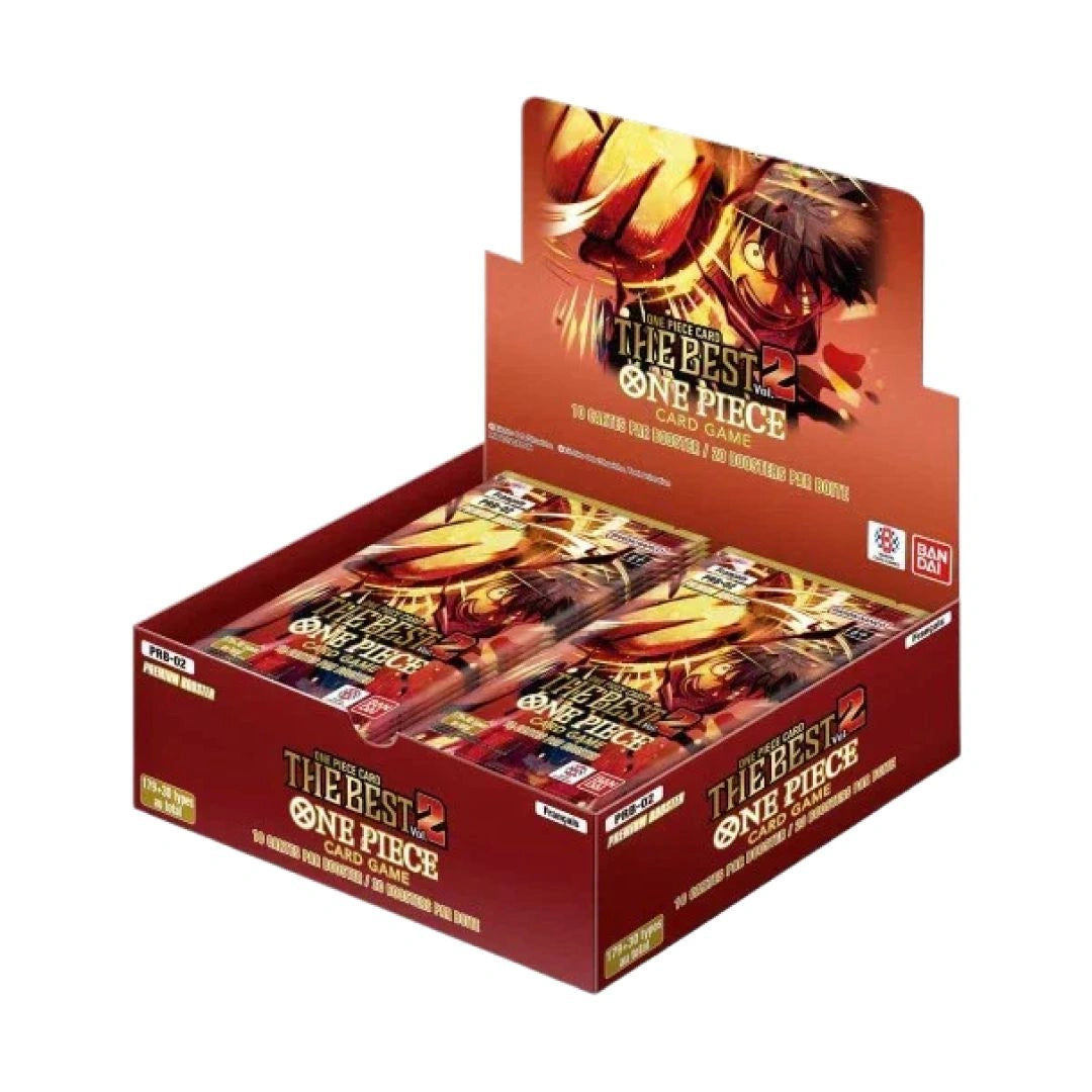 Premium Booster Box One Piece PRB-02 — The Best Vol. 2 (Inglés) — caja de sobres
