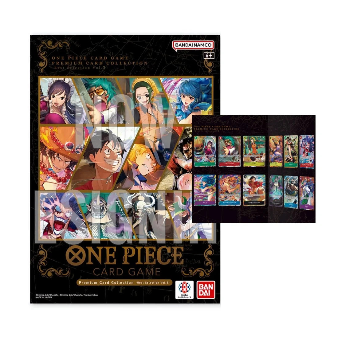 Premium Card Collection One Piece Best Selection Vol. 3 presentación del producto