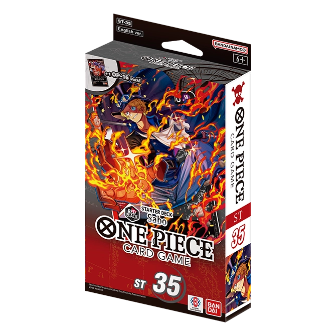 Starter Deck One Piece ST-35 Red Black Sabo en inglés