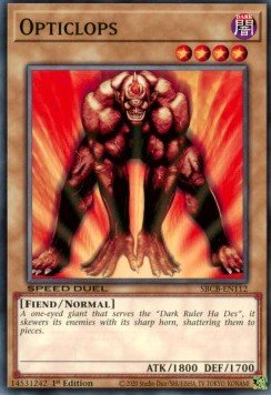Opticlops - Speed Duel: Battle City Box (Common) [SBCB - 112] - El Duelista