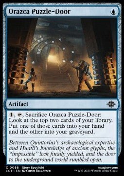 Orazca Puzzle - Door⁣ - The Lost Caverns of Ixalan⁣ (Common)⁣ [68] - El Duelista