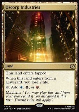 Oscorp Industries - Magic: The Gathering | Marvel's Spider - Man (Rare) [SPM - 182] - El Duelista
